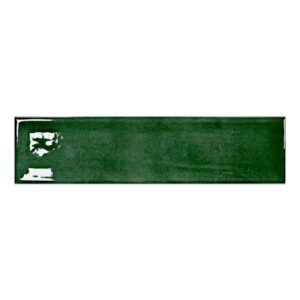 3x12 Tavira Romero Green Glossy Ceramic Wall Tile