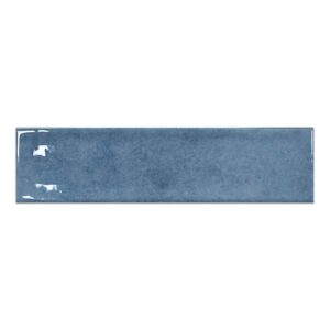 3x12 Tavira Marino Blue Glossy Ceramic Wall Tile