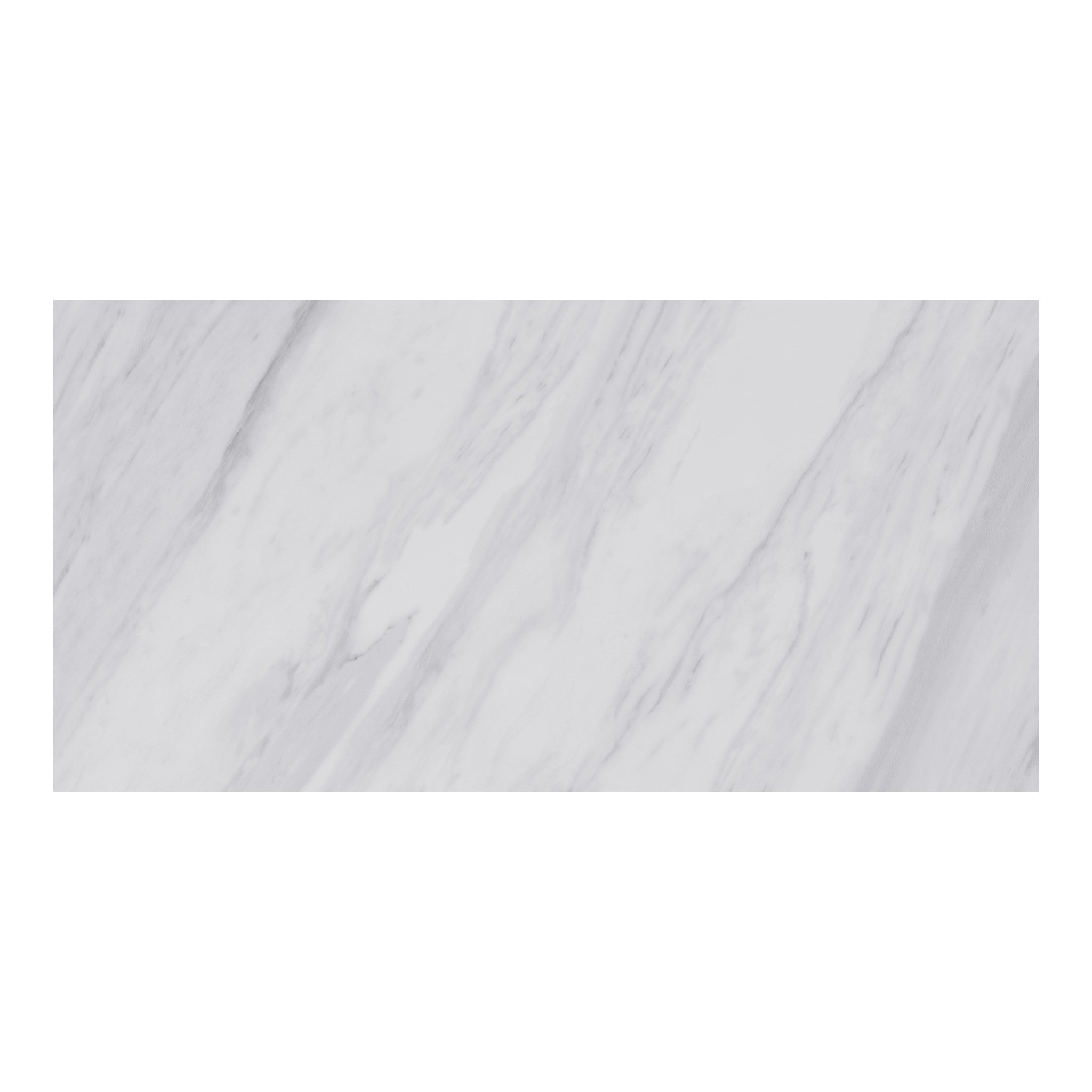 12x24 Volakas White Polished Porcelain Tile