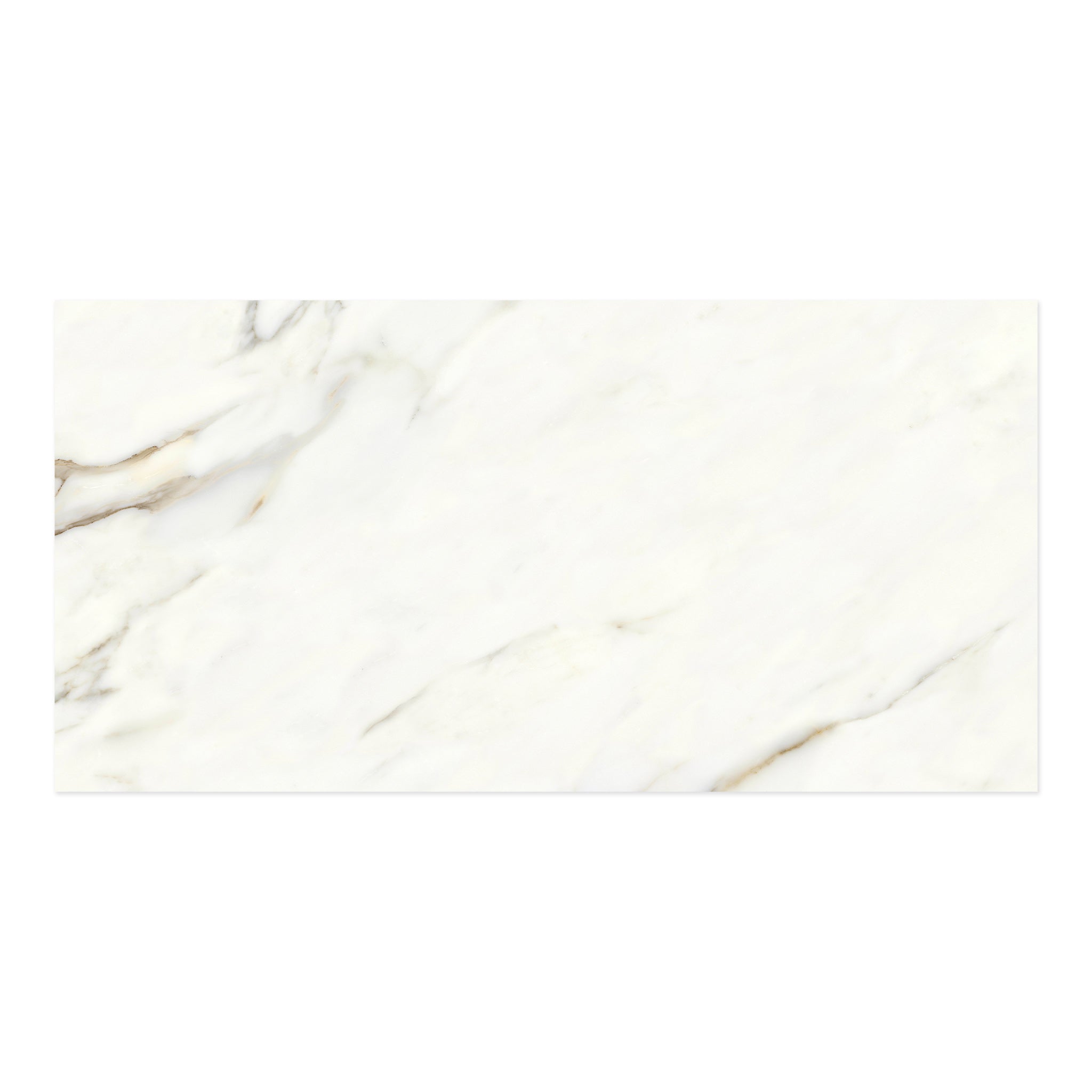 12x24 Calacatta Gold Polished Porcelain Tile