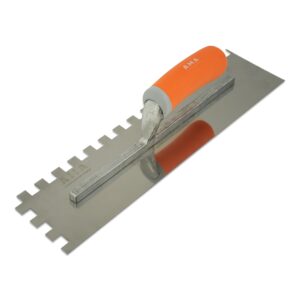 16 x 4 inch square-notch tile trowel