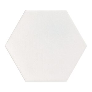 19x22 Hexagon Argos White Matte Porcelain Tile
