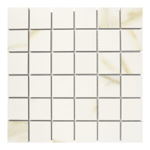 2x2 Calacatta Gold Polished Porcelain Mosaic