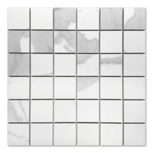 2x2 Milano Bianco Polished Porcelain Mosaic