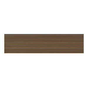 24x102 Oiled Oak Veneered Slat Acoustic Wall Panel (600x2600 mm)