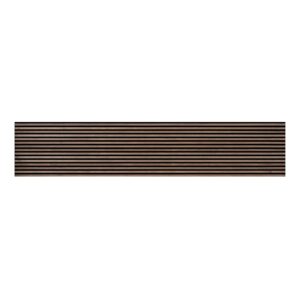 24x118 Walnut Veneered Slat Acoustic Wall Panel (600x3000 mm)