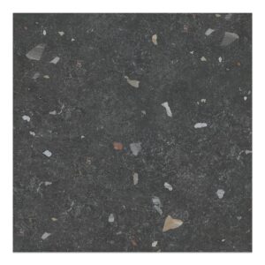 24x24 Sonar Terrazzo Dark Matte Porcelain Tile