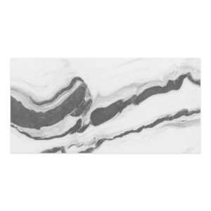 24x48 La Mallorca Panda White Polished Porcelain Tile