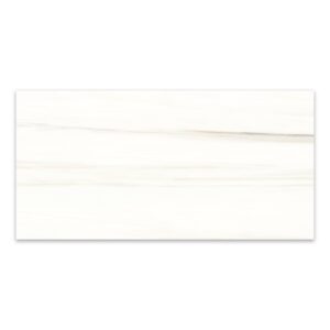 24x48 Bianco Lasa White Polished Thin Porcelain Tile (5.5 mm)