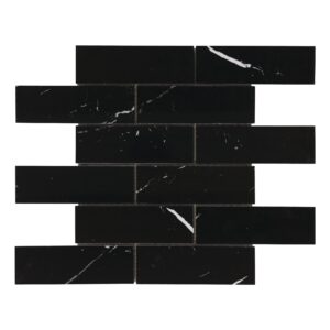 2x6 La Mallorca Shadow Brick Polished Porcelain Mosaic
