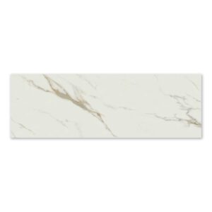 32x96 Calacatta Oro polished porcelain slab