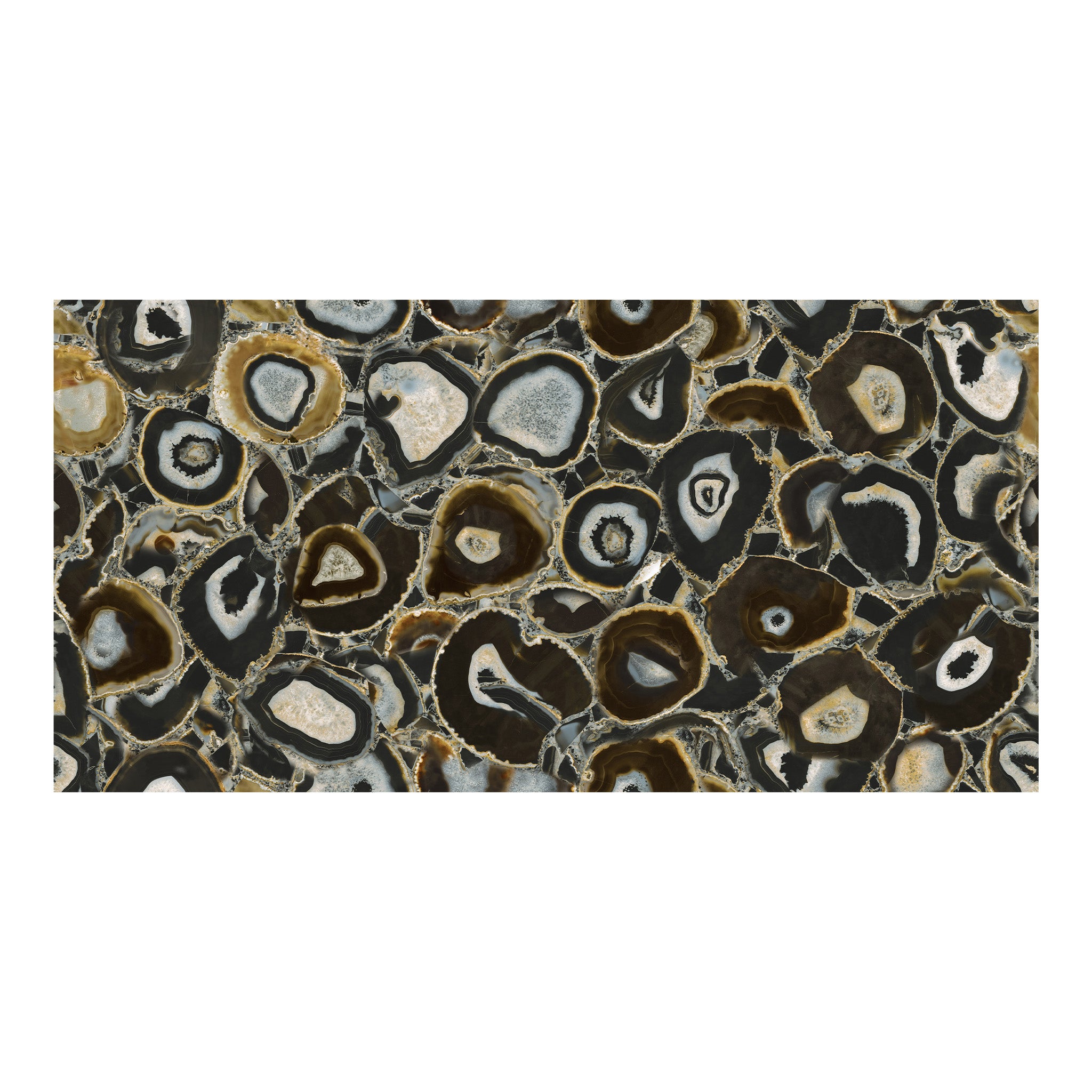 36x72 Agate Opal polished porcelain slab