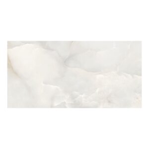 36x72 Pearl Onyx White polished porcelain slab