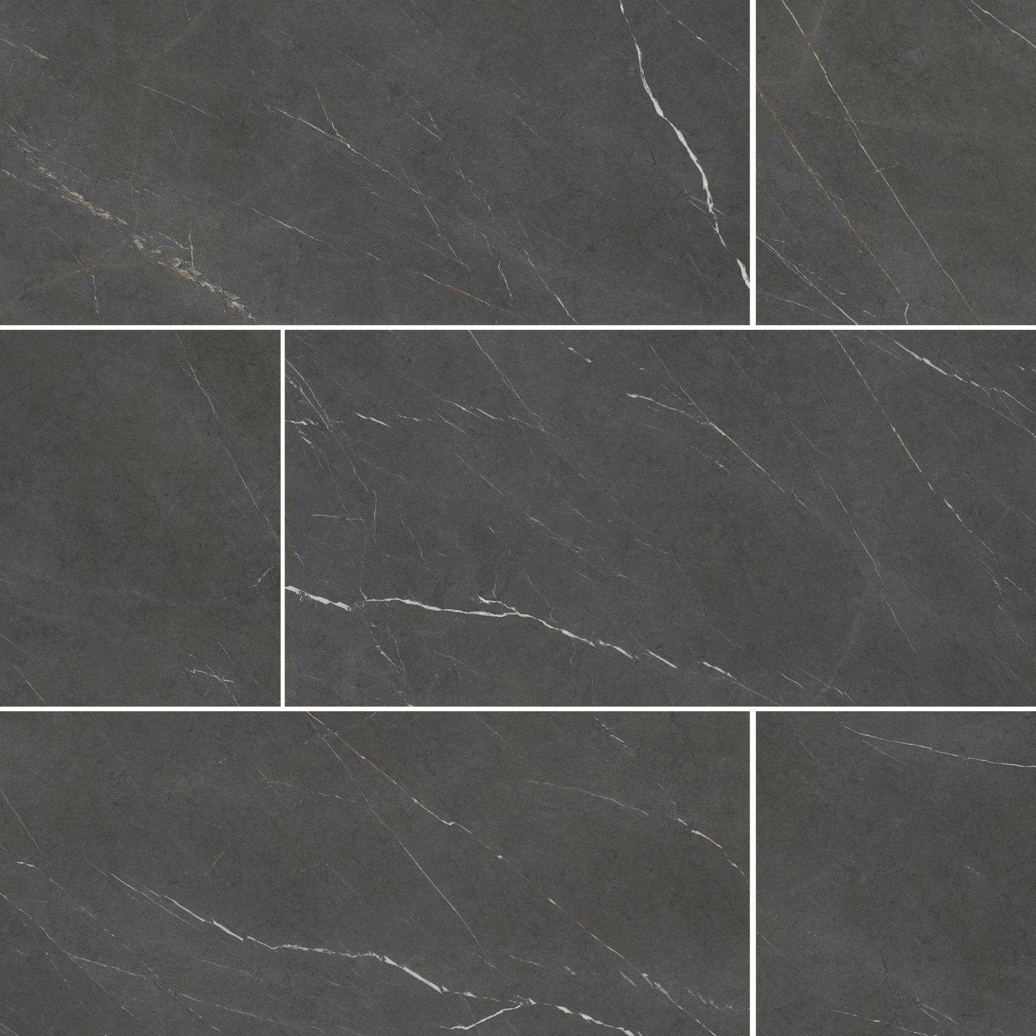 Pietra Grey porcelain slab pattern