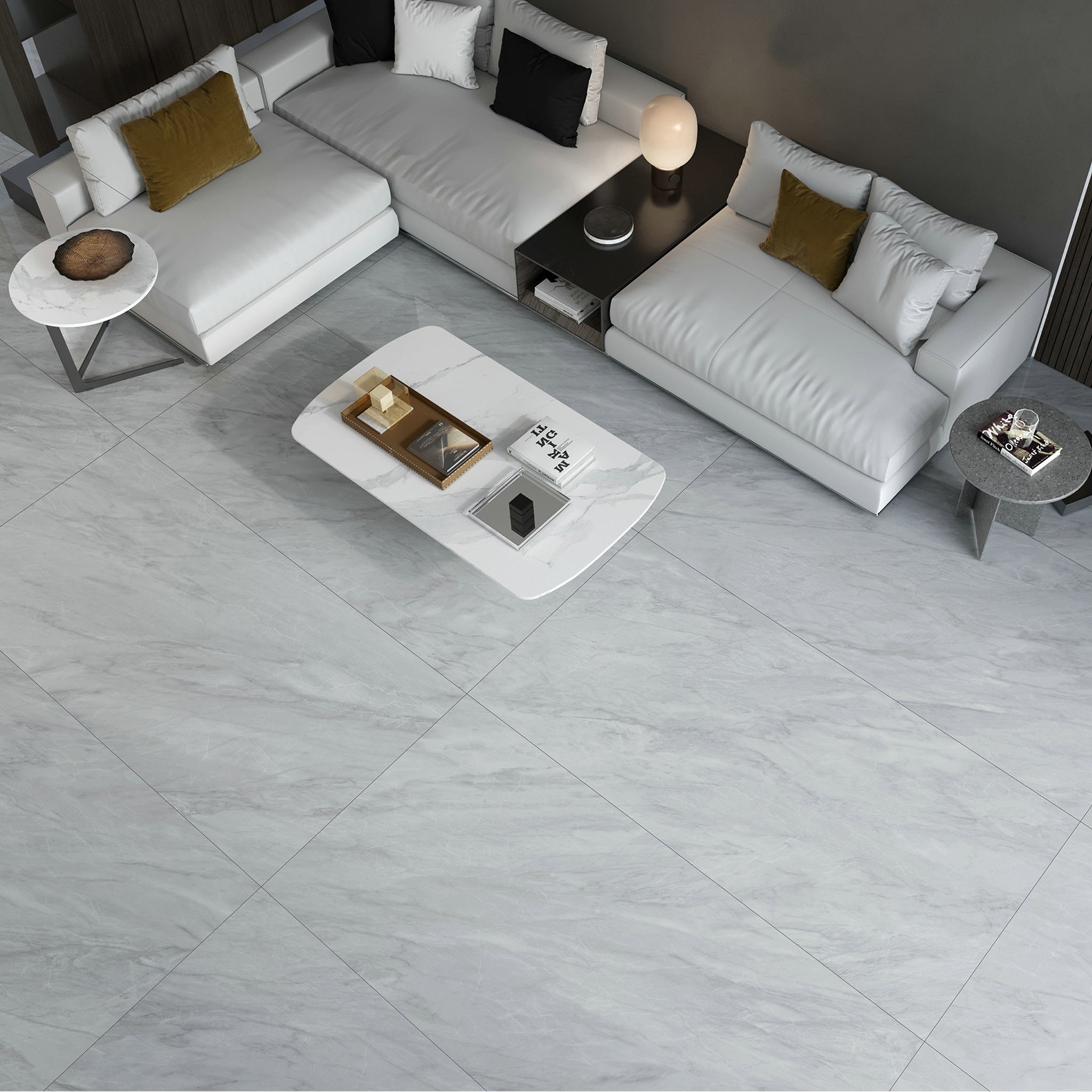Nordic Grey porcelain slab detail