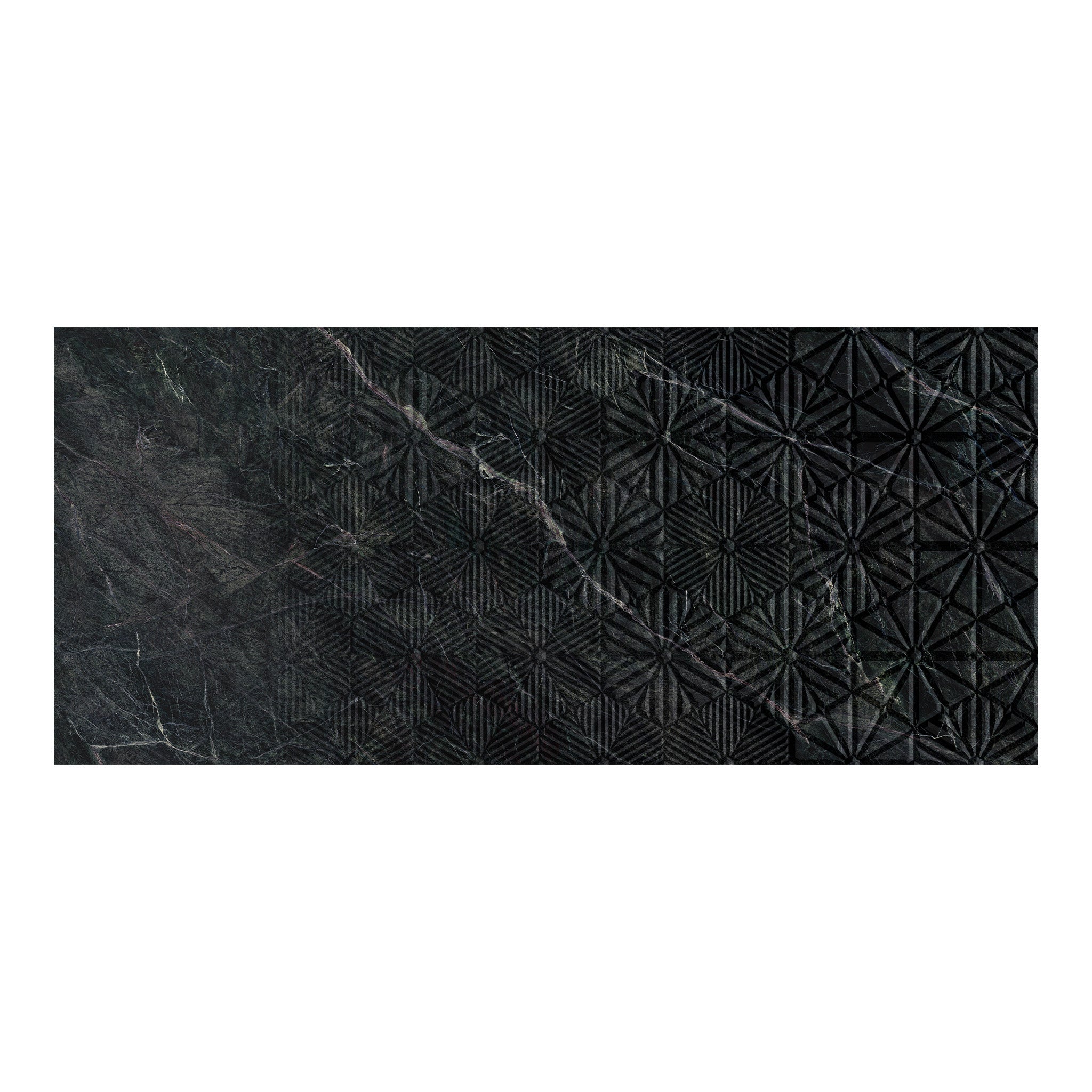 48x108 Composer Black glazed porcelain slab