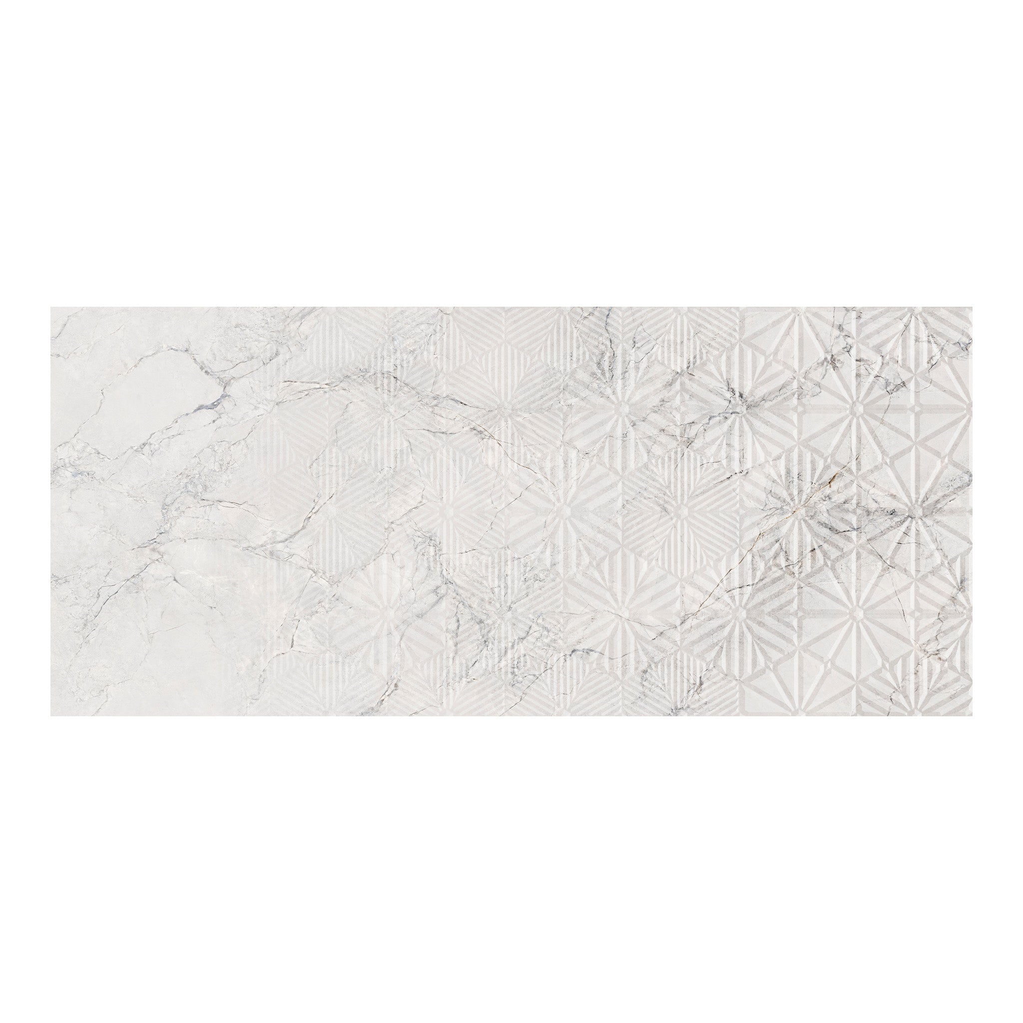 48x108 Composer White glazed porcelain slab