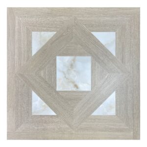 48x48 Versailles Glam Stone Wooden Look Matte Porcelain Tile