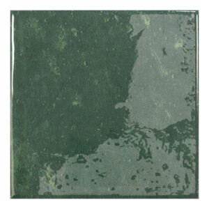 6x6 Carmen Green Glossy Porcelain Tile