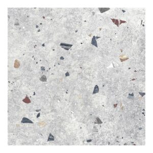 26x26 Sonar Terrazzo Silver Porcelain Tile Final Sale