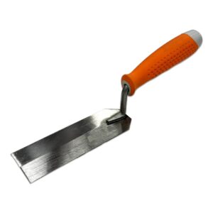 6"X2" Carbon Steel Flat Margin Flooring Trowel