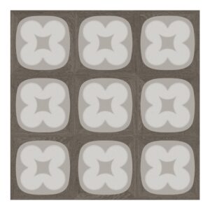 48x48 Versailles Parquet Clover Wooden Look Matte Porcelain Tile