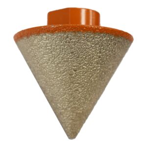 2 to 38 mm vacuum brazed diamond chamfer bit