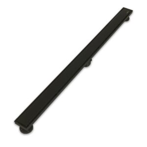 42" Stainless Steel Linear Shower Drain, Matte Black