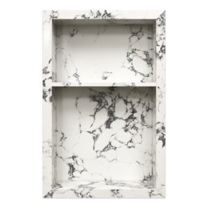 15x24 Shower Niche Panda Engineered Stone