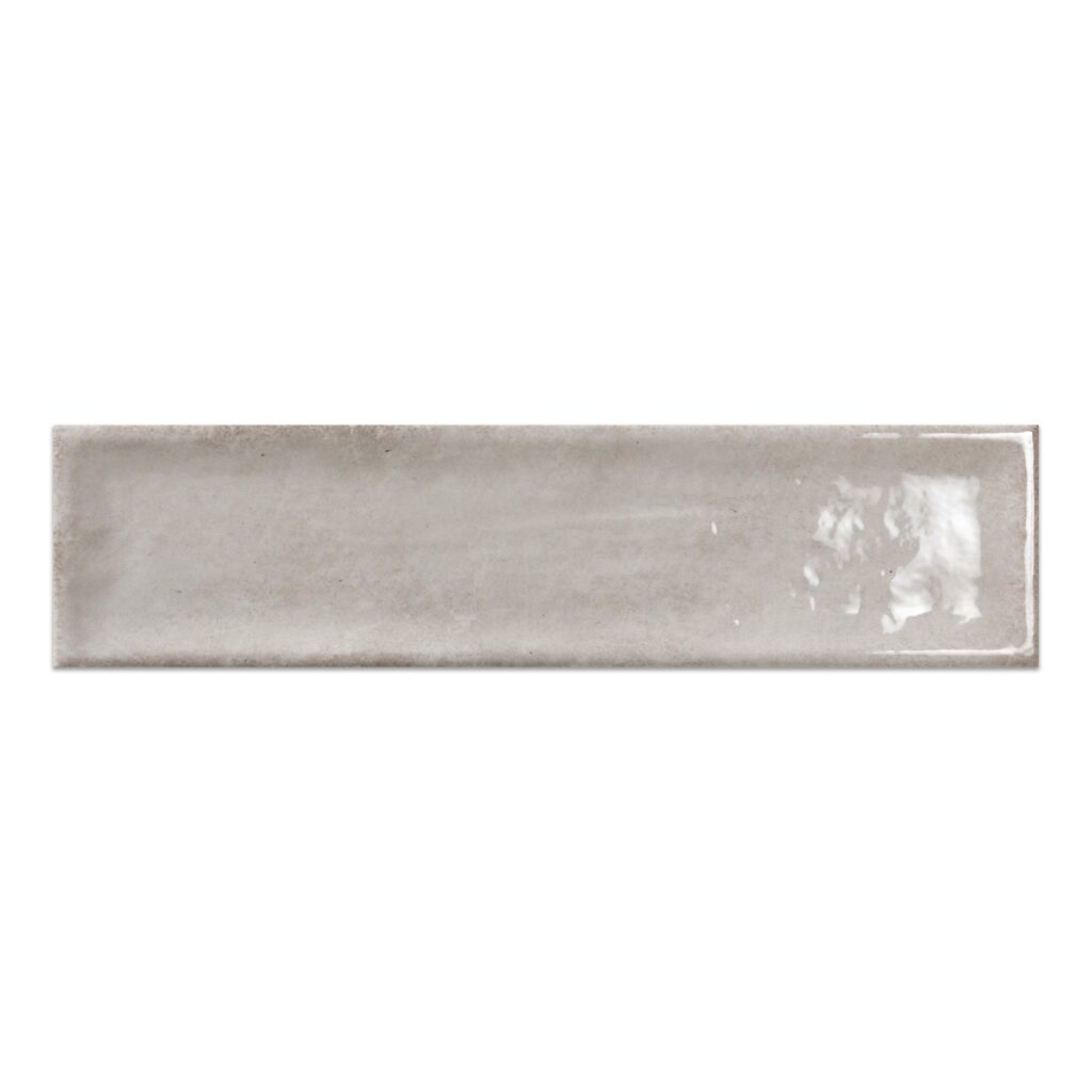 Nara Gris glossy ceramic wall tile