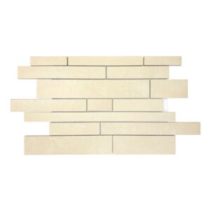 Champagne interlock porcelain mosaic