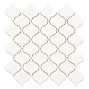 Arabesque Studio White polished porcelain mosaic