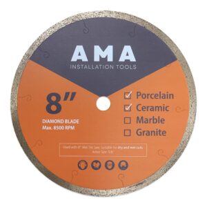 8 inch cutting blade for 48 and 51 inch wet saws