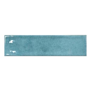 3x12 Tavira Cielo Blue glossy ceramic wall tile