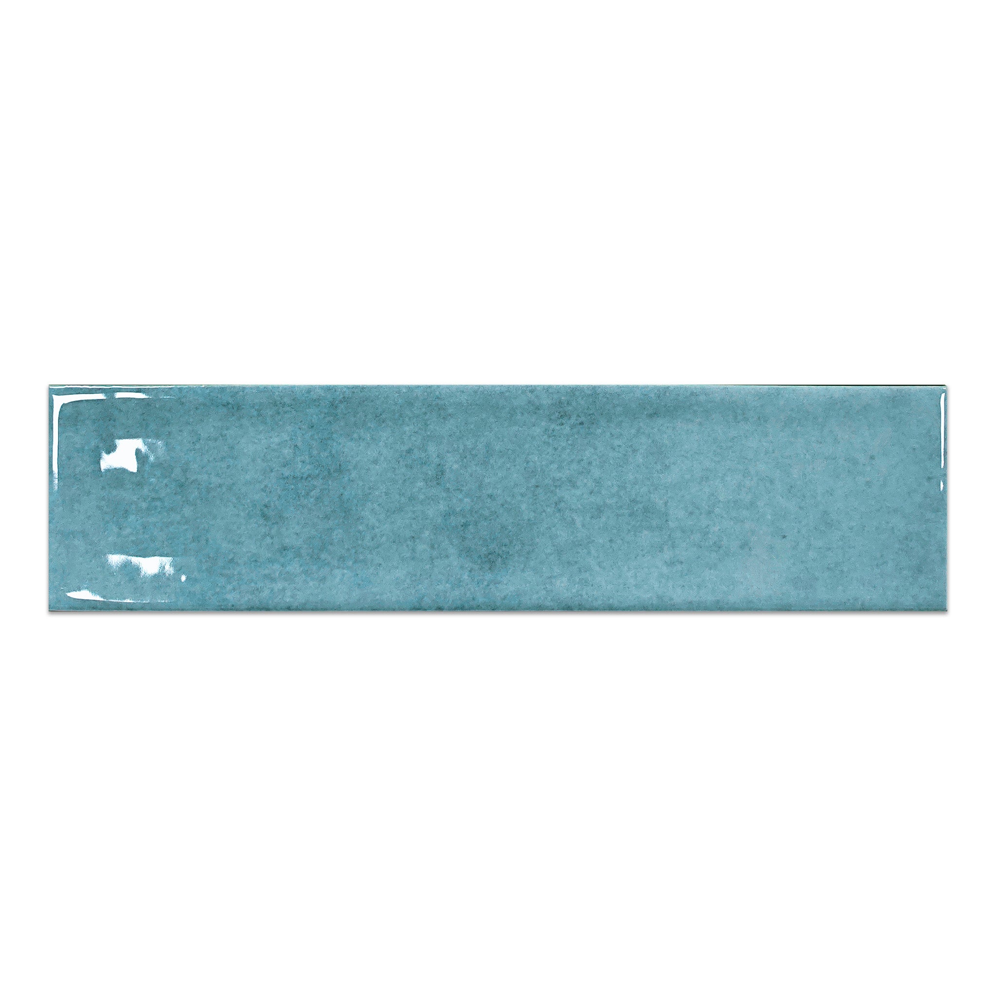 3x12 Tavira Cielo Blue glossy ceramic wall tile