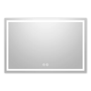 48.0"x31.5" Rectangle Frameless Wall Mirror (Size WxH: 122x80cm)
